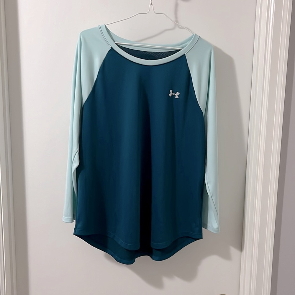 Under Armour baseball-like tee
